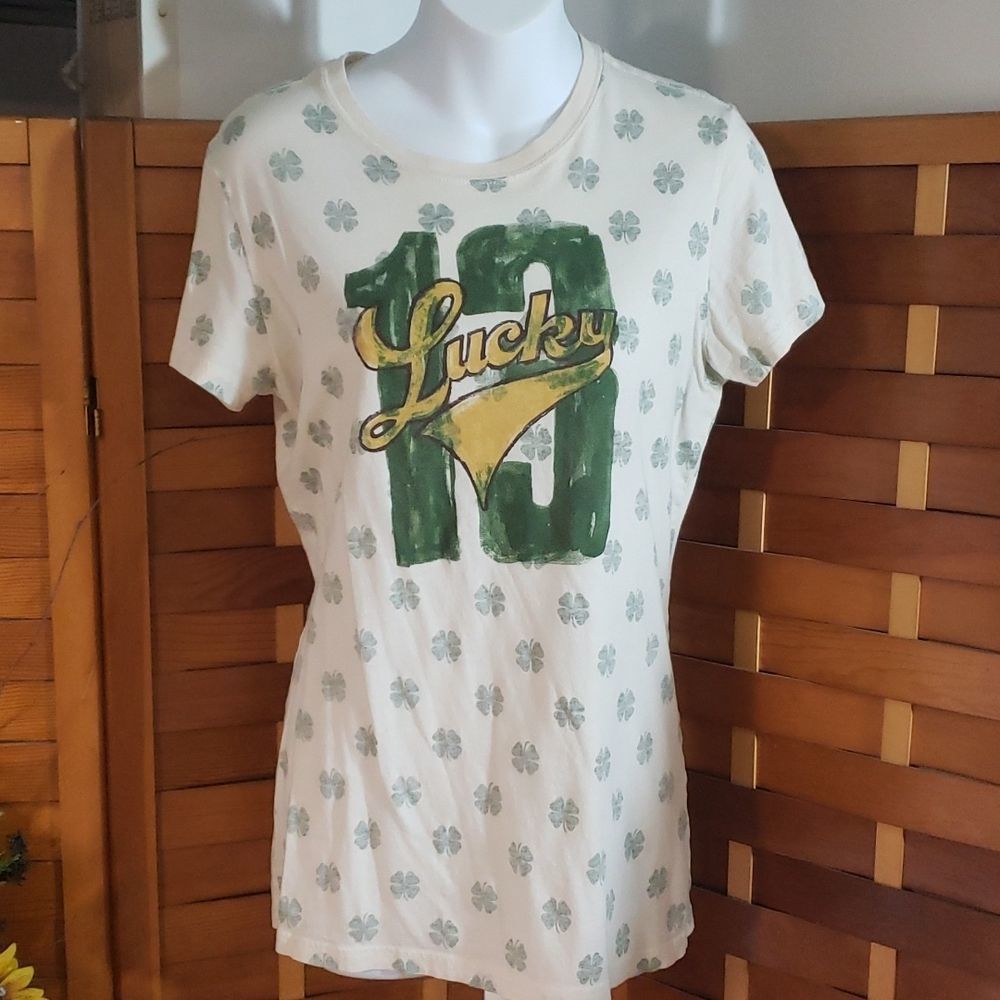 Lucky Brand Lucky 13 clover 🍀 T shirt